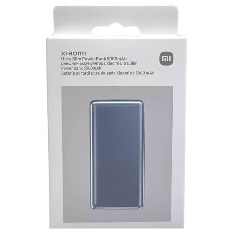 Powerbank Xiaomi Ultra Slim Power Bank 5000mAh 20W Cinzento