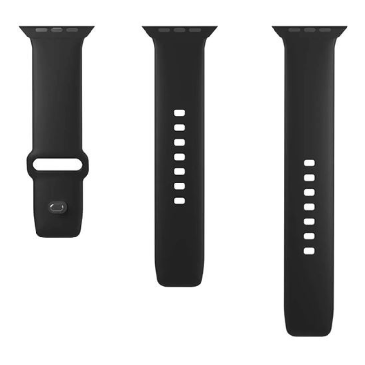 Pulseira Silicone Apple Watch 38/40/41mm Preto