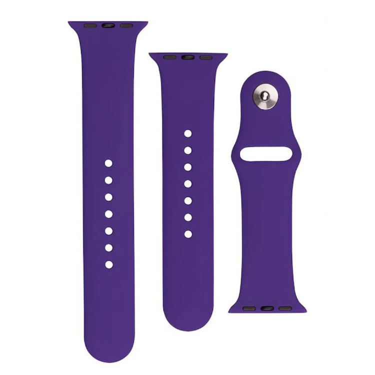 Pulseira Silicone Apple Watch 42/44/45/49mm Roxo