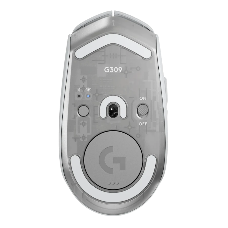 Rato Óptico Logitech G309 Lightspeed Wireless Bluetooth Branco