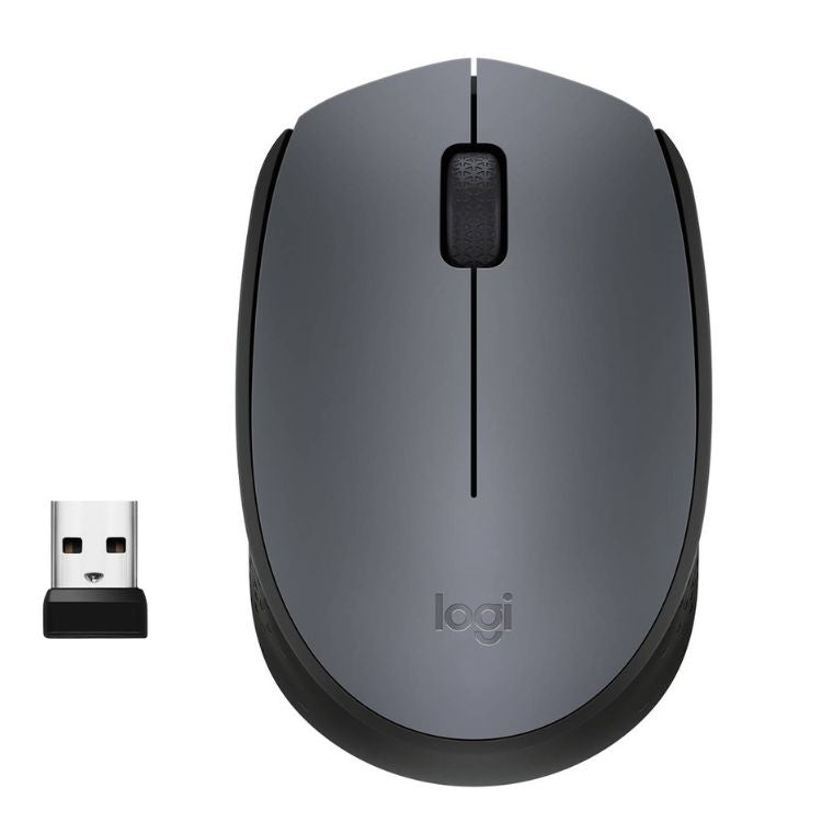 Rato Óptico Logitech M170 Wireless Cinzento