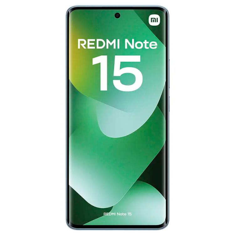 Smartphone Xiaomi Redmi Note 15, 6GB/128GB, Dual Sim, cor azul glacier.