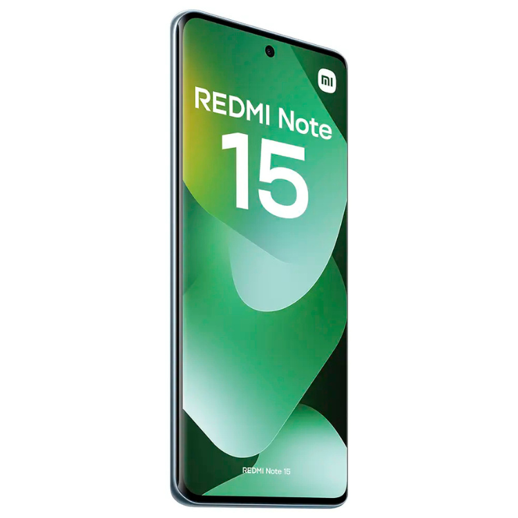 Smartphone Xiaomi Redmi Note 15 6.77 polegadas, 6GB/128GB, Dual Sim, cor Azul Glacier.