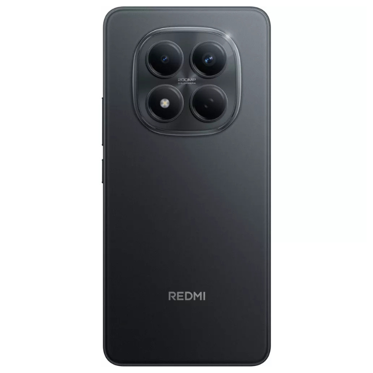 Xiaomi Redmi Note 15 Pro preto, 4 câmeras na parte traseira, logotipo Redmi na parte inferior.