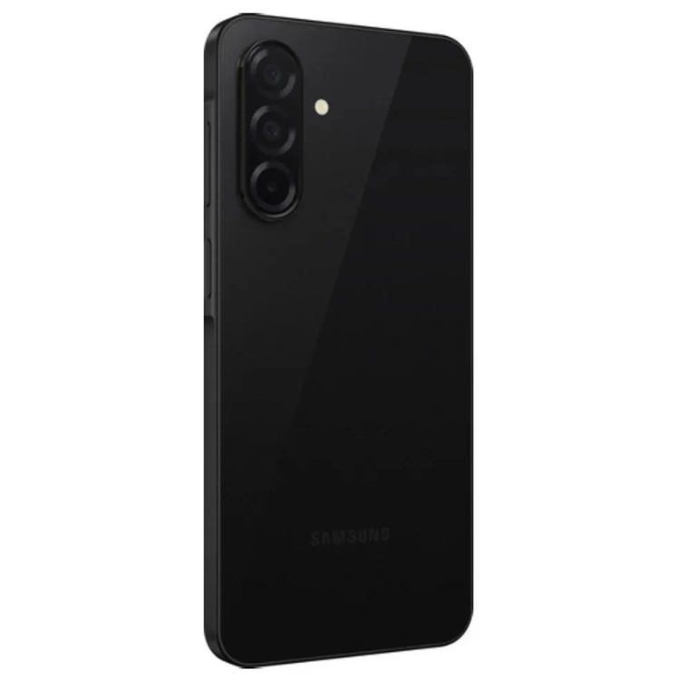Samsung Galaxy A26 5G preto, 6.7 polegadas, câmara tripla, lado posterior.