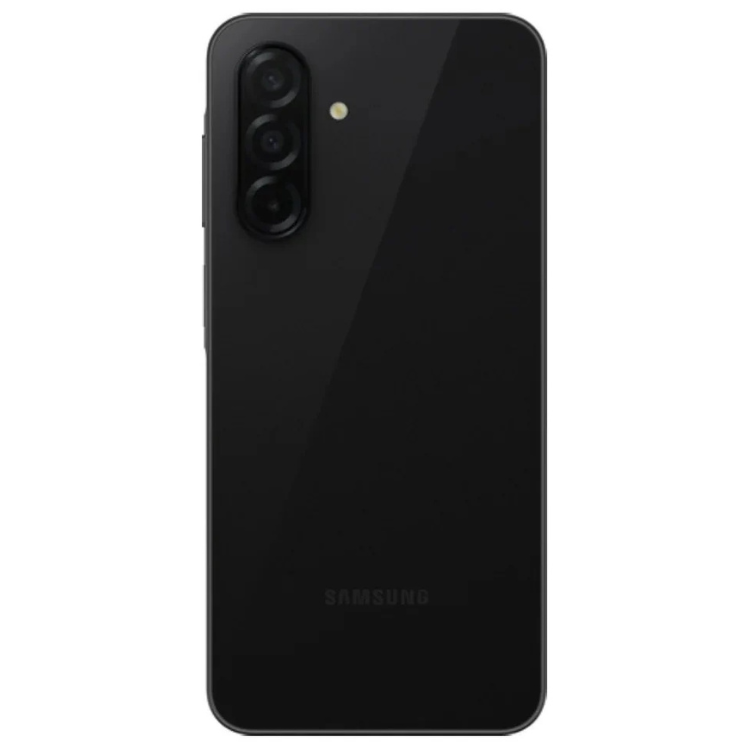 Samsung Galaxy A26 5G preto, 6.7 polegadas, câmara tripla, logotipo Samsung na parte inferior.