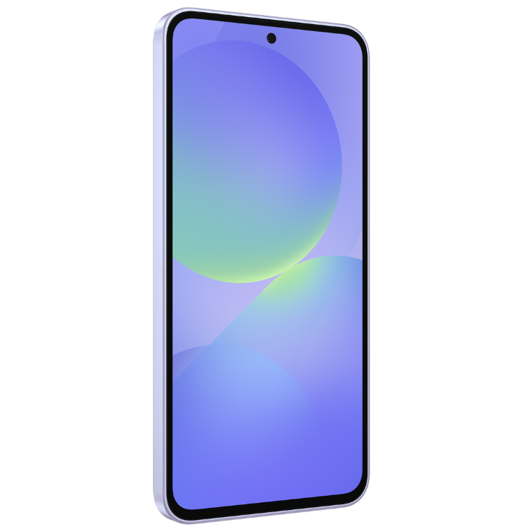 Samsung Galaxy A36 5G, ecrã de 6.7 polegadas, cor lavanda, 8GB/256GB.