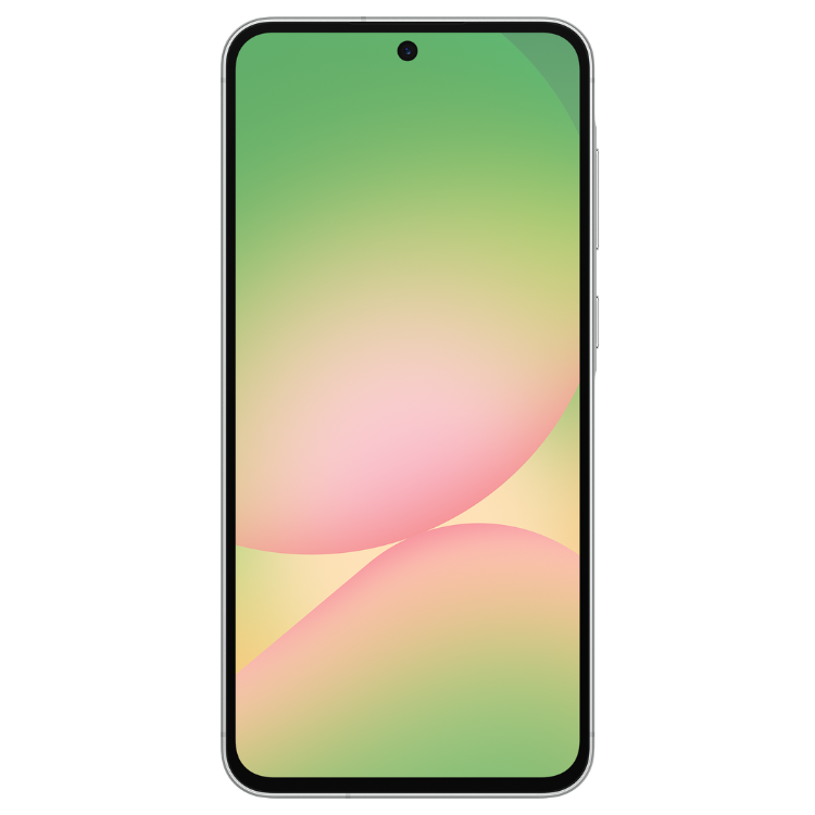 Samsung Galaxy A56 5G cinzento, smartphone com ecrã 6,5 polegadas, processador octa-core, câmaras triplas, bateria 5000mAh, 8GB/256GB.