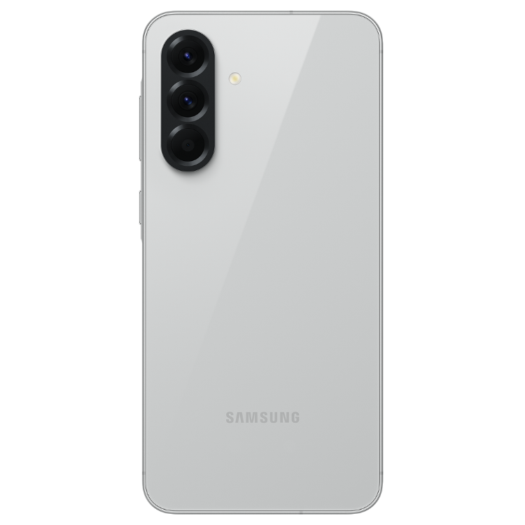 Samsung Galaxy A56 5G, cinzento, smartphone com três câmeras verticais