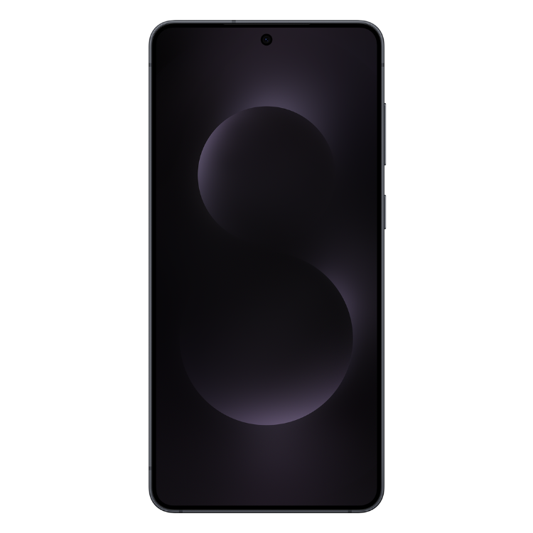 Smartphone Samsung Galaxy S25 Edge 5G preto titânio, ecrã de 6.7 polegadas e 12GB/256GB.