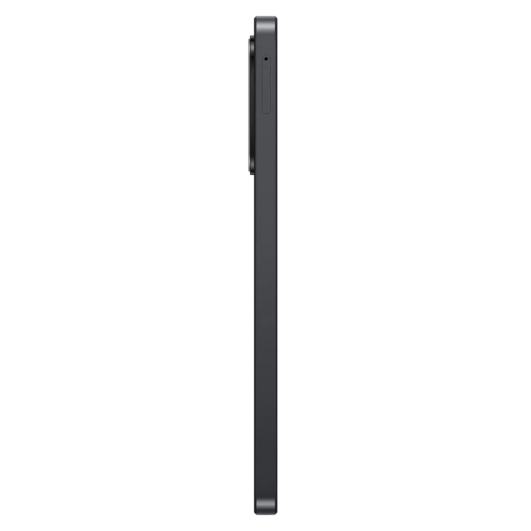 Samsung Galaxy A17 5G preto, lado esquerdo, sem acessórios, fundo branco.