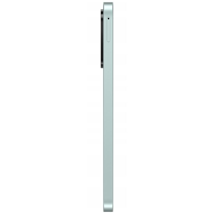 Samsung Galaxy A26 5G, verde, lado direito com câmera e botão de volume.