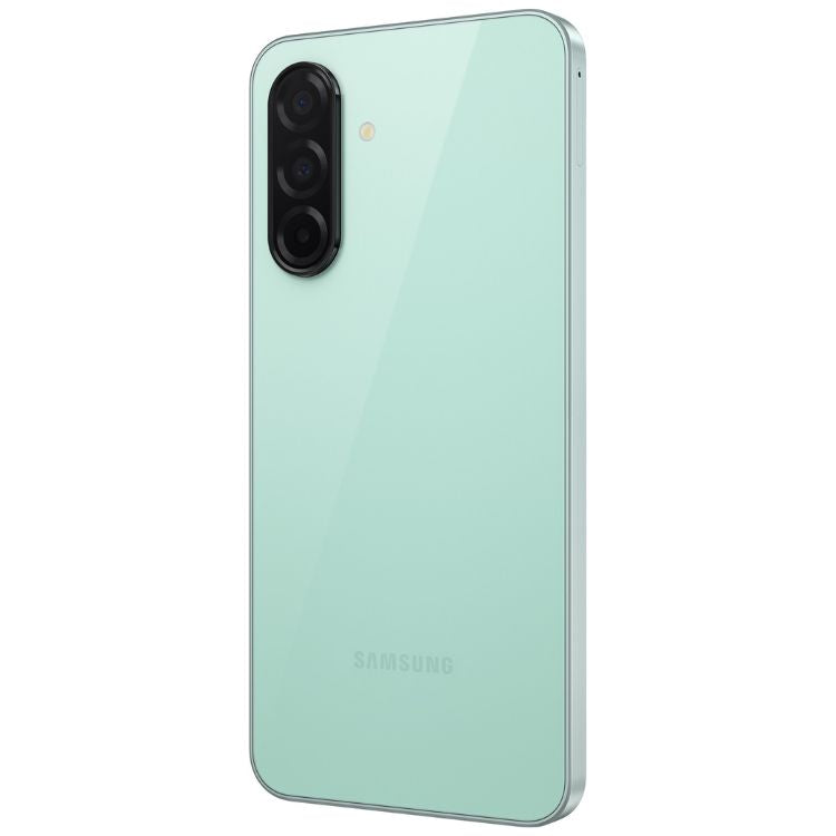 Samsung Galaxy A26 5G, verde, 6GB/128GB, câmara tripla, logótipo Samsung.