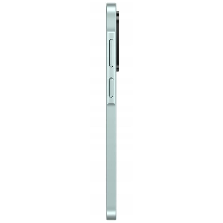 Samsung Galaxy A26 5G, verde, lado lateral com botões e bandeja de cartão SIM.
