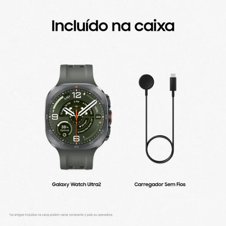 Samsung Watch Ultra 2 2025 L715 47mm GPS + LTE Prateado Titânio