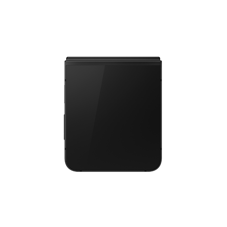 Samsung Galaxy Z Flip7 FE 5G preto, smartphone dobrável, 6.7 polegadas, 8GB/256GB.