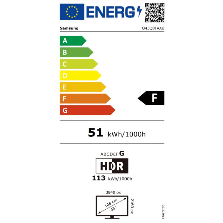 Televisão Samsung Q8F (2025) Smart TV 4K QLED 43"