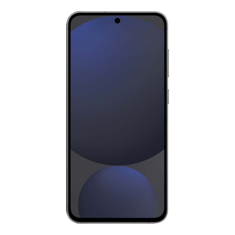Samsung Galaxy S24 FE, smartphone 5G, ecrã ligado, cor grafite.