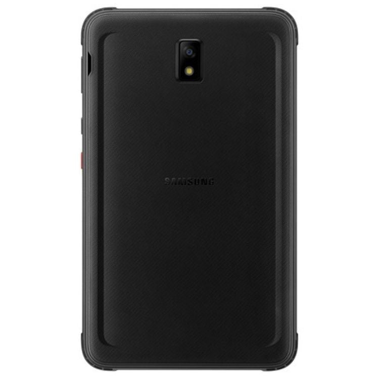 Tablet Samsung Galaxy Tab Active 3 cinzento, 8.0 polegadas, com câmera e logotipo da Samsung.
