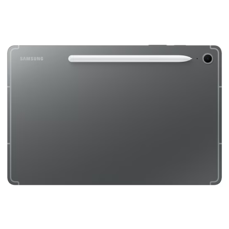 Tablet Samsung Tab S10 FE+ cinzento, caneta S-Pen incluída.