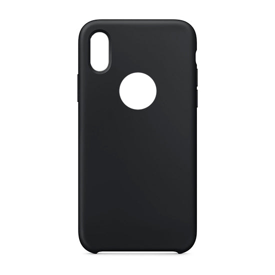 Silicone Cover iPhone Xs Max Preto
