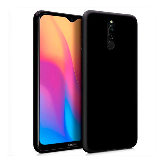 Silicone Cover Xiaomi Redmi 8 - Preto