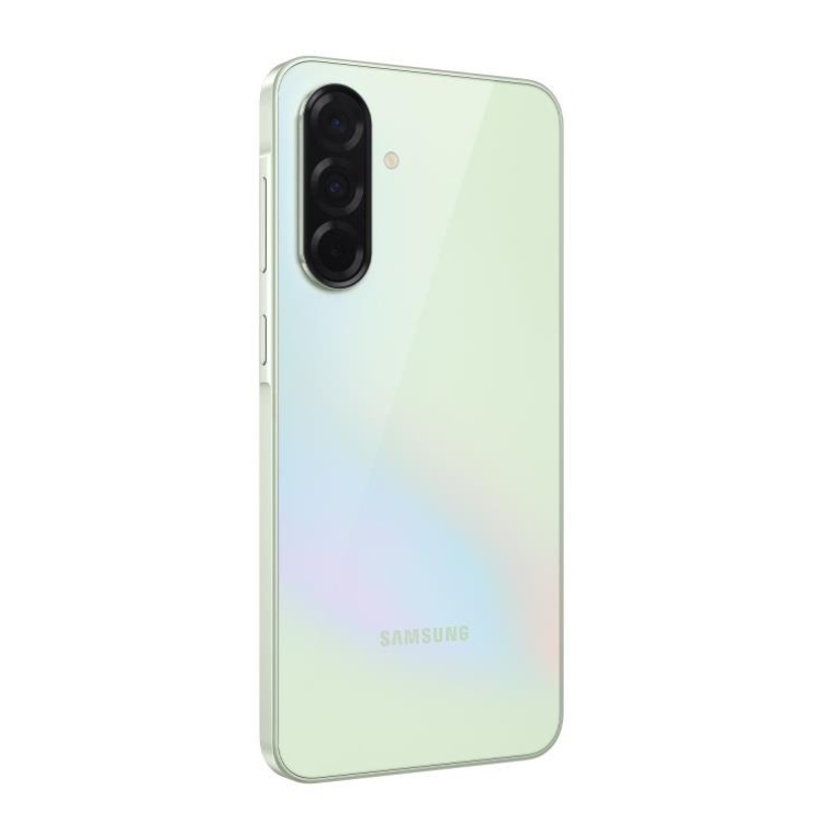 Samsung Galaxy A36 5G, cor lima, 8GB/256GB, três câmaras verticais no canto superior esquerdo.