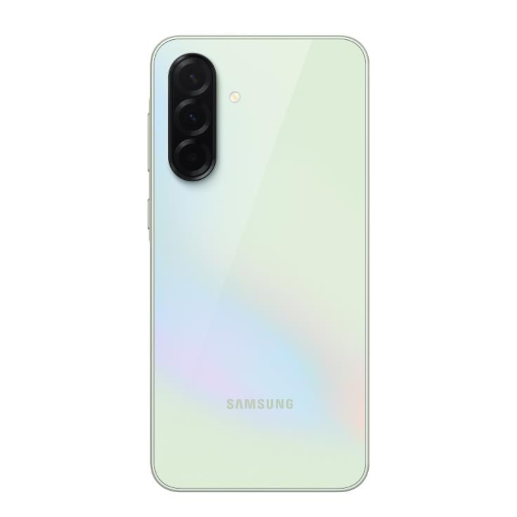 Samsung Galaxy A36 5G, cor lima, 8GB/256GB, três câmaras verticais no canto superior esquerdo.