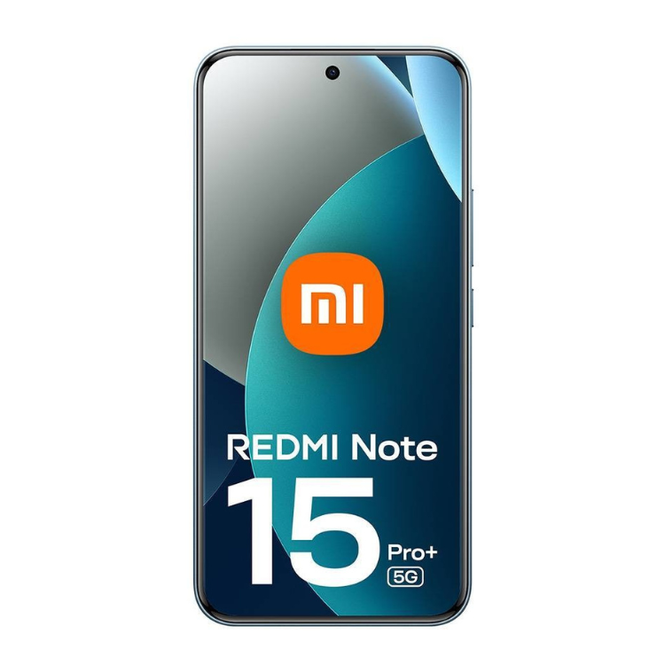 Xiaomi Redmi Note 15 Pro+ 5G, 12GB/512GB, Dual Sim, Azul, smartphone com ecrã AMOLED.