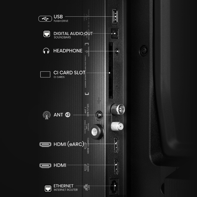 Televisão Hisense A4Q Smart TV LED FHD 32"