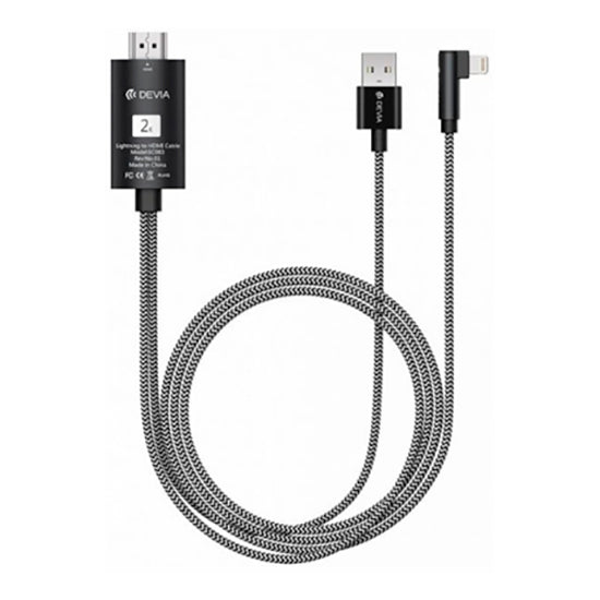 Cabo de Dados Storm DEVIA HDMI p/ Lightning/USB