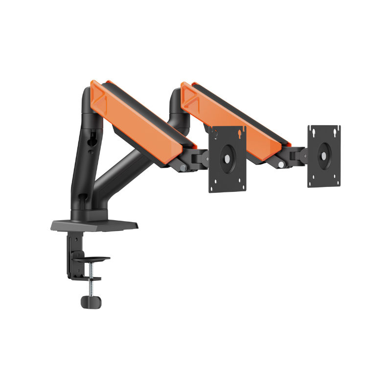 Suporte Mesa Gaming 2 Monitores Full Motion Napofix 17-32” GDM2200