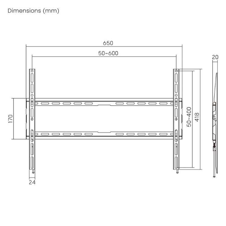 Suporte Parede Ewent Easy Fix TV 37 - 80"