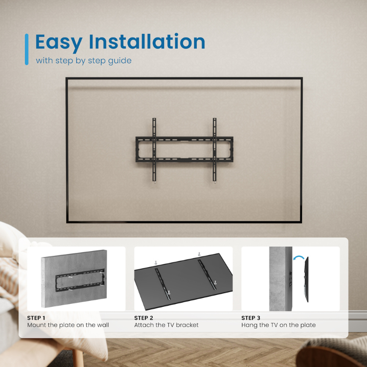 Suporte Parede Ewent Easy Fix TV 37 - 80"