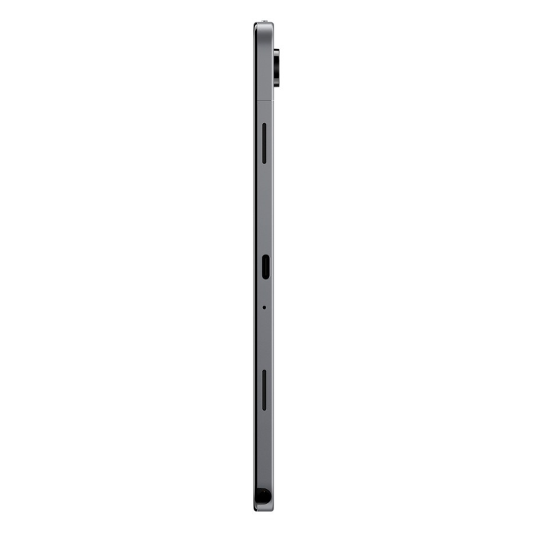 Tablet Samsung Galaxy Tab A11+ cinzento lateral.
