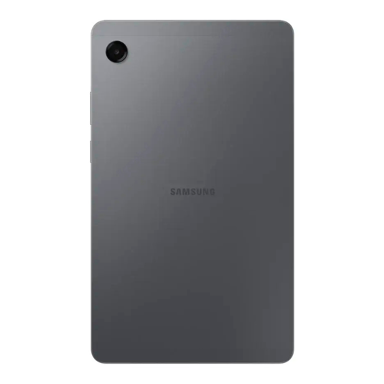 Tablet Samsung cinzento com câmara e logótipo SAMSUNG