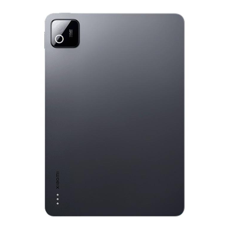 Tablet Xiaomi Pad 8 Pro cinzento matte, 11 polegadas, com câmera traseira e logotipo Xiaomi na parte inferior.