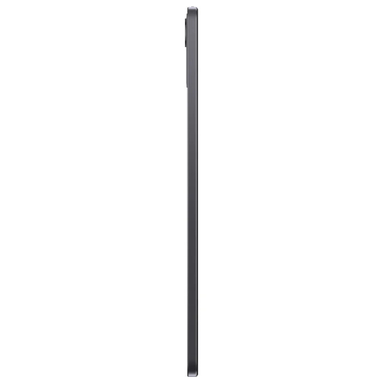 Tablet Xiaomi Redmi Pad 2 cinzento 11 polegadas visto de lado.