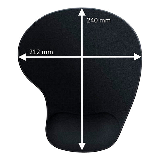 Tapete Rato Ewent c/ Apoio de Pulso em Gel Preto