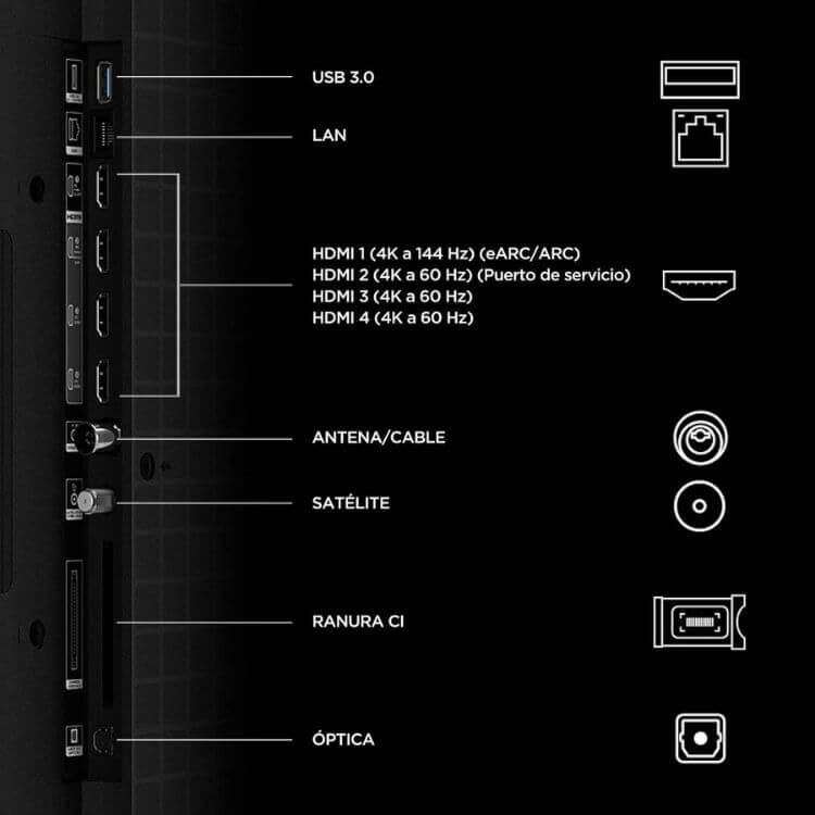 Televisão TCL C7L (2026) Smart TV 4K SQD-Mini LED 85"