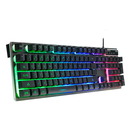 Teclado Gaming Fantech Fighter II K613L RGB PT