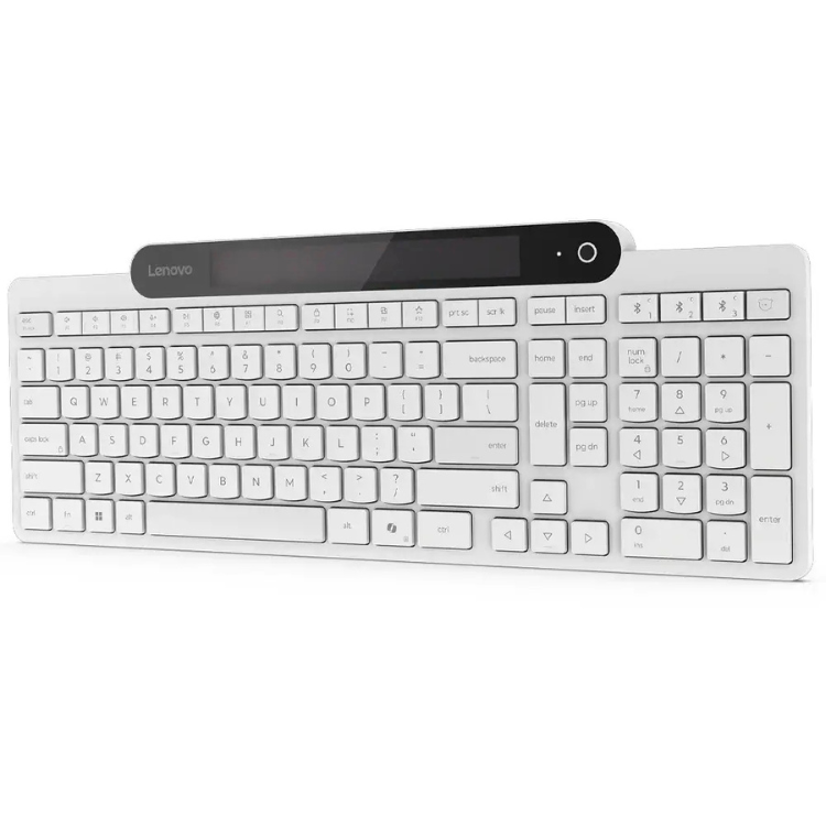 Teclado Lenovo 800 Auto-Carregável Bluetooth PT Branco