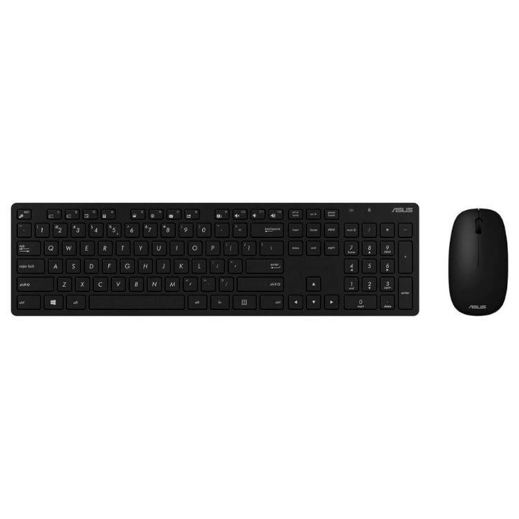 Teclado + Rato Asus Slim W5000 Wireless PT Preto