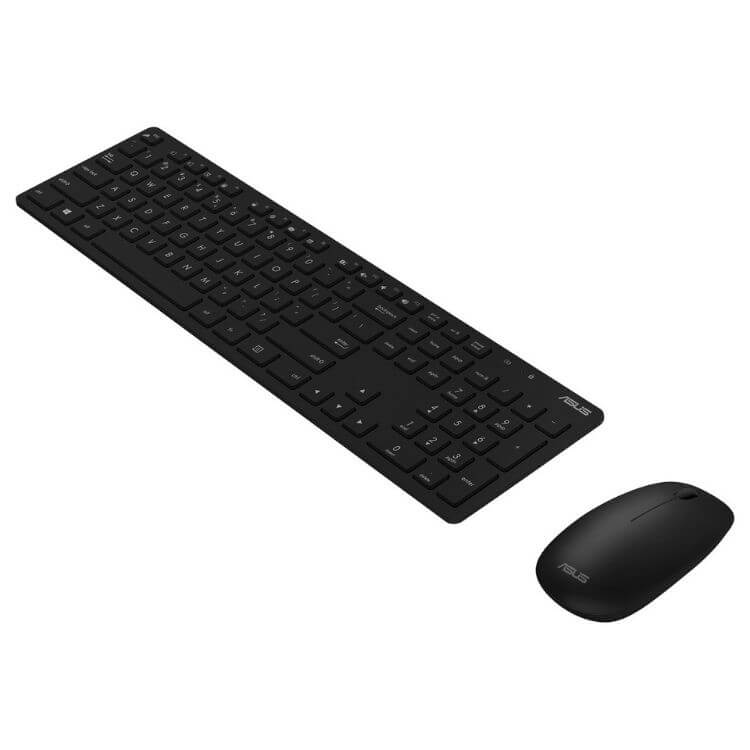 Teclado + Rato Asus Slim W5000 Wireless PT Preto