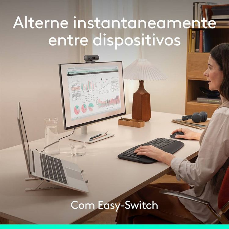 Teclado + Rato Logitech Signature Comfort Plus MK880 Bluetooth PT Graphite