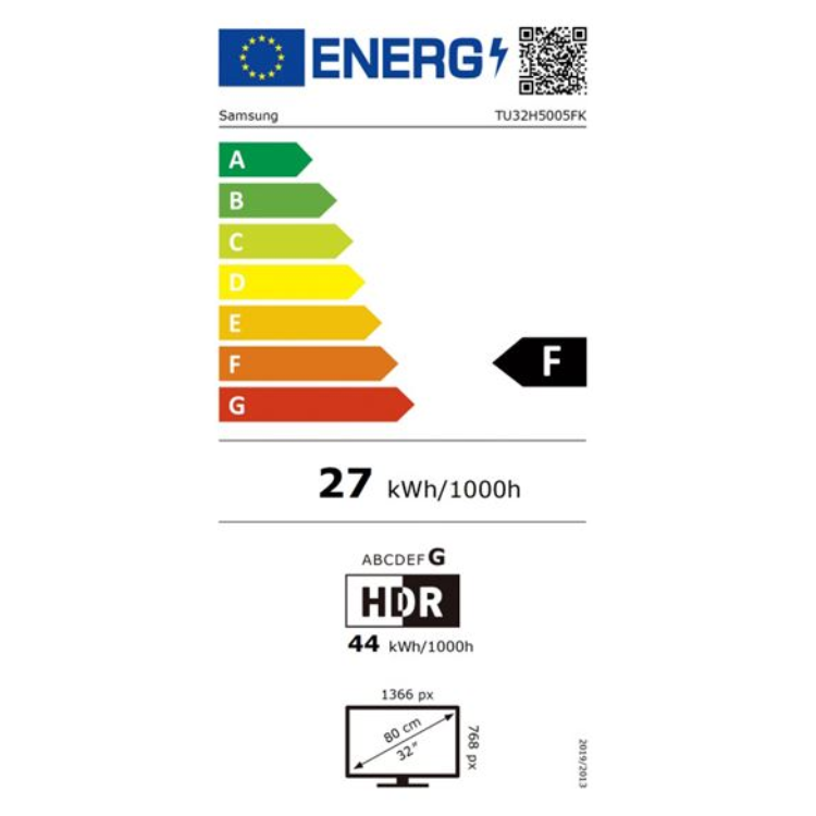 Televisão Samsung H5005F Smart TV LED 32"