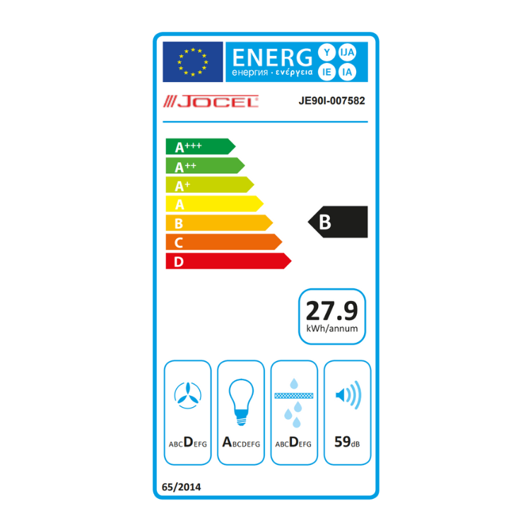 Exaustor Jocel JE90I-007582 90cm Inox