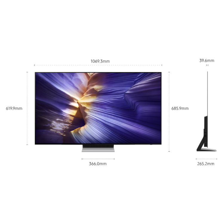 Televisão Samsung S90F (2025) Smart TV 4K OLED 48"
