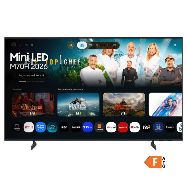 Televisão Samsung M70H (2026) Smart TV 4K Mini LED 55"
