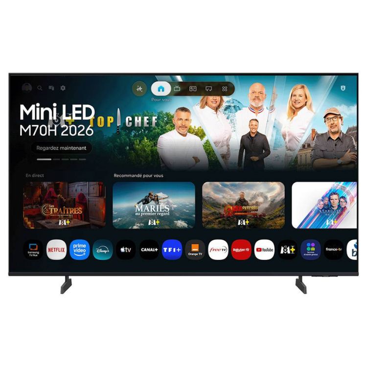 Televisão Samsung M70H (2026) Smart TV 4K Mini LED 55"